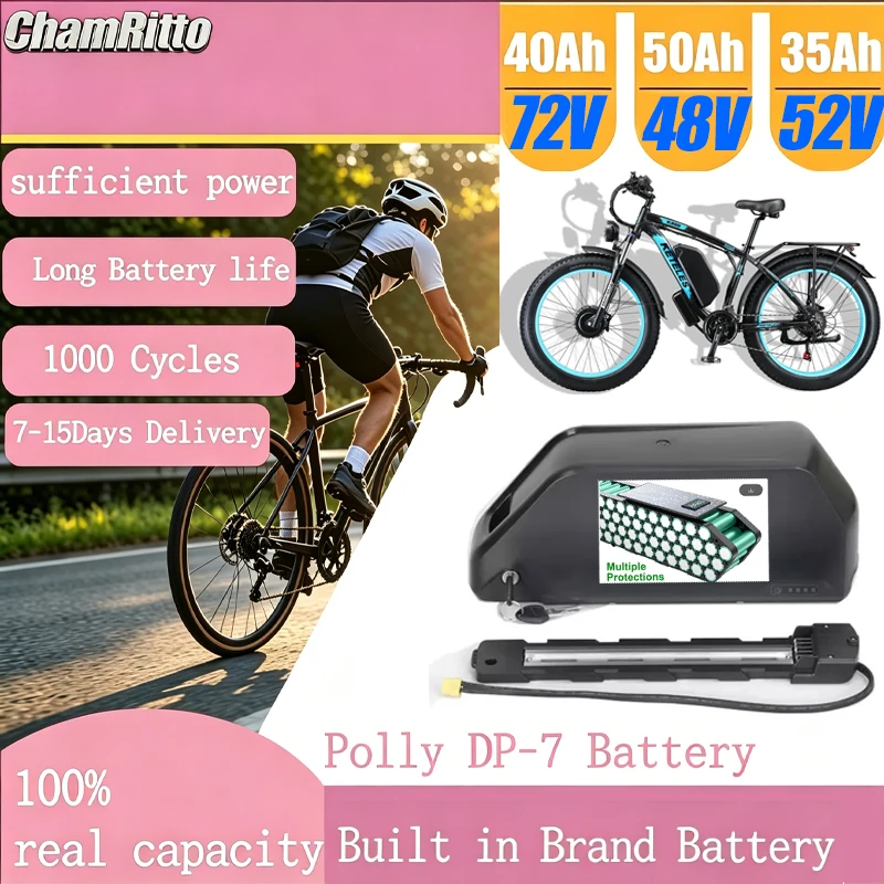 ChampionPolly Ebike 48v50ah Bi - огляд і ціна 72V 50Ah 21700 Lithium Battery