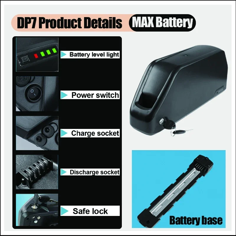 ChampionPolly Ebike 48v50ah Bi - огляд і ціна 72V 50Ah 21700 Lithium Battery