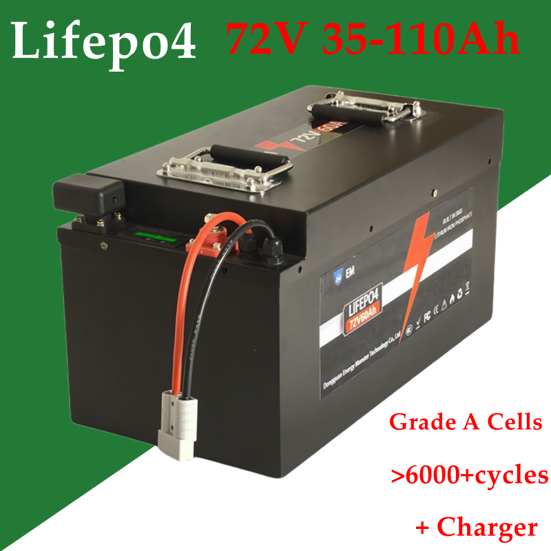 72V 35Ah Lithium Battery 40Ah  - огляд і ціна 72V 40Ah Lifepo4 Battery Pack