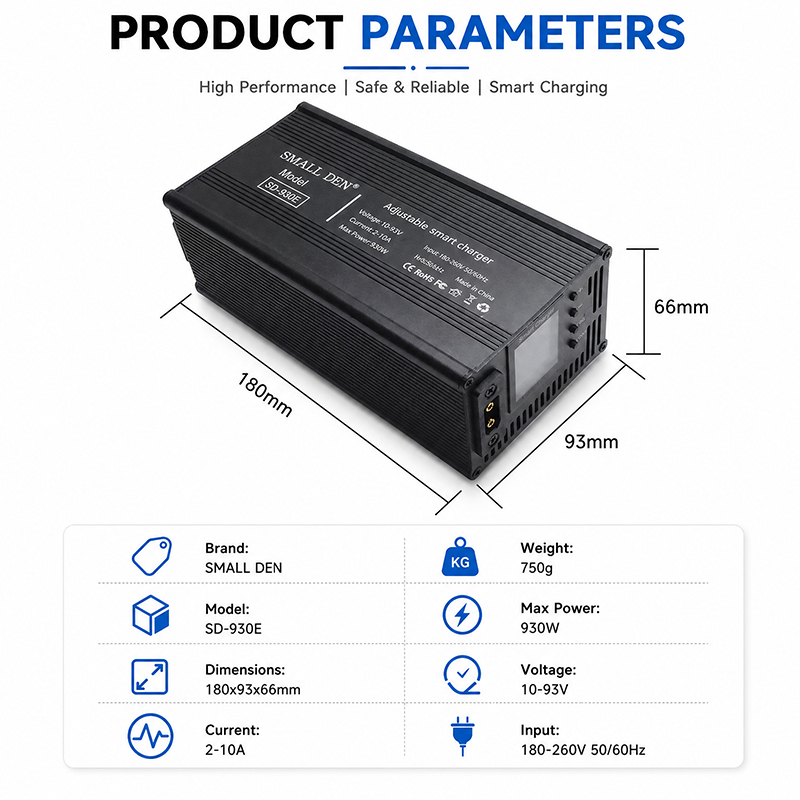 54.6V 67.2V 84V 5A 8A 10A 12A  - огляд і ціна 84V 20A Smart Charger
