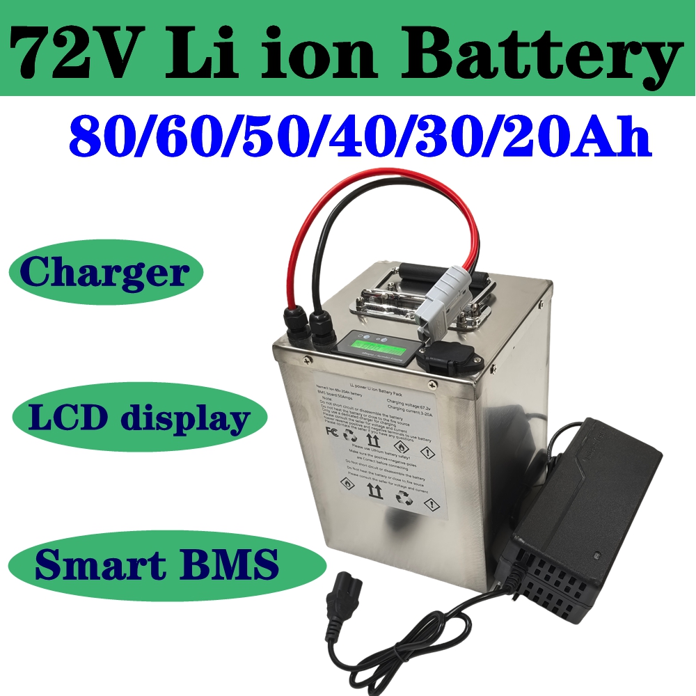 20S 72V 20Ah 30Ah 40Ah 50Ah 60 - огляд і ціна 72V 40Ah Lifepo4 Battery Pack