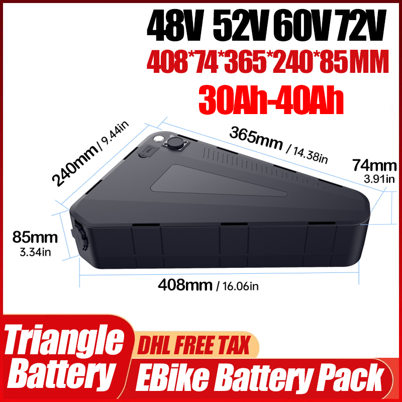 Electric Bicycle 60v 72v 3000w - огляд і ціна 72V 50Ah 21700 Lithium Battery