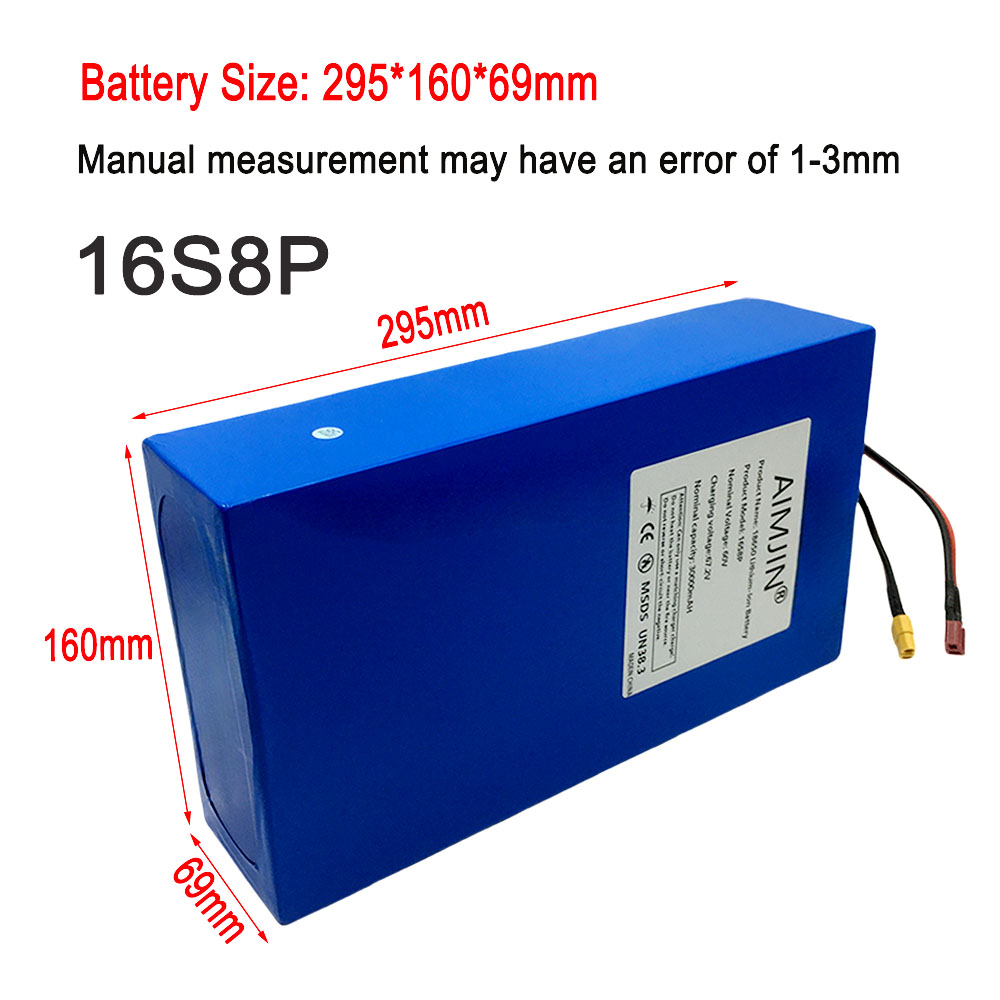 16S8p 1000-3000W Brand New Lit - огляд і ціна 60V 50Ah Electric Scooter Battery
