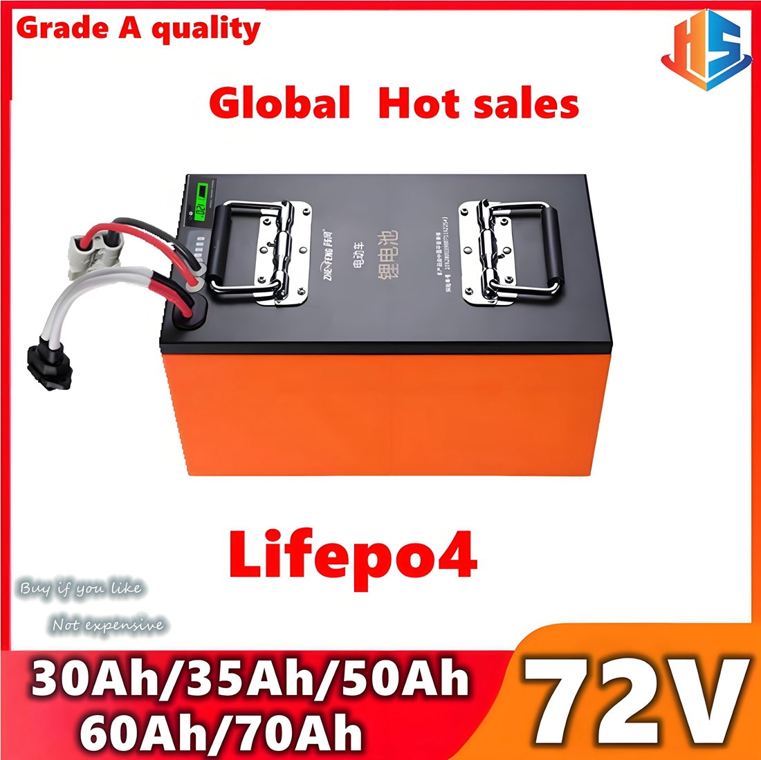 Scooter EV 72V 50Ah 60AH 35AH  - огляд і ціна 72V 40Ah Lifepo4 Battery Pack