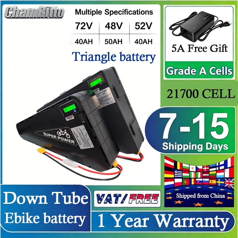 72v cham rider 3000w Electric  - огляд і ціна 72V 50Ah 21700 Lithium Battery