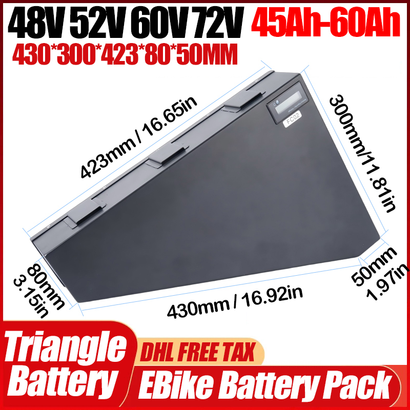 72v cham rider 3000w Electric  - огляд і ціна 72V 50Ah 21700 Lithium Battery