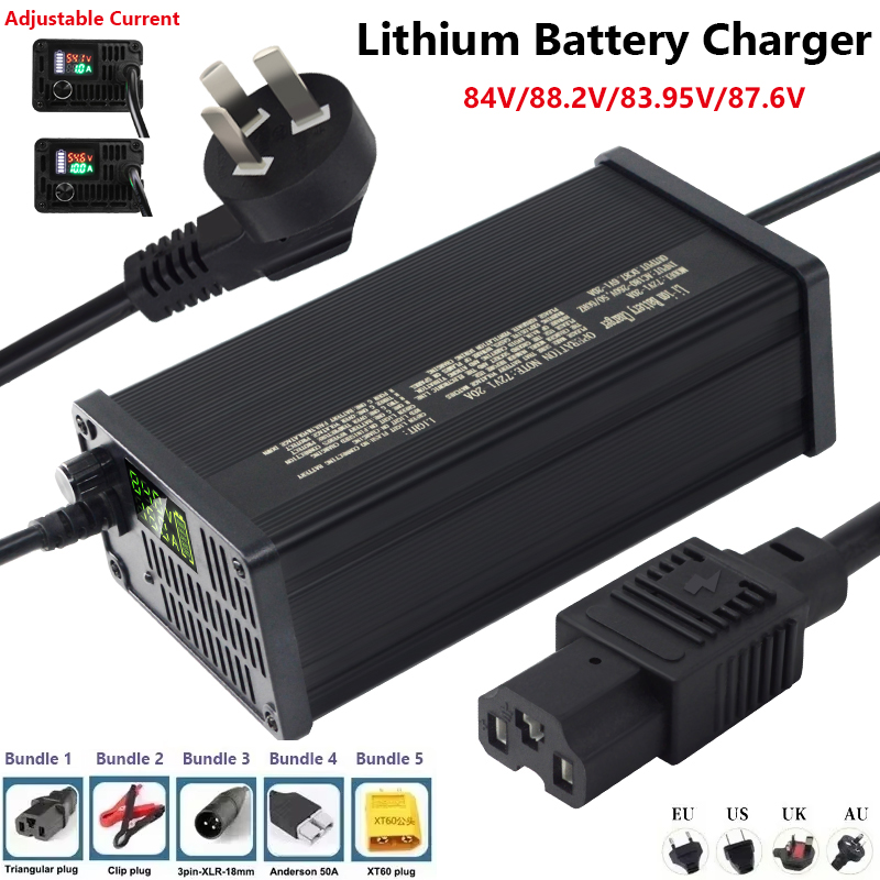 72V Adjustable Lithium Battery - огляд і ціна 72V 15A Fast Charger