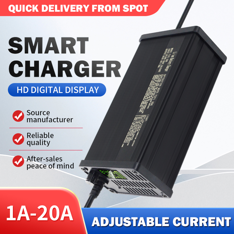 72V Adjustable Lithium Battery - огляд і ціна 72V 15A Fast Charger