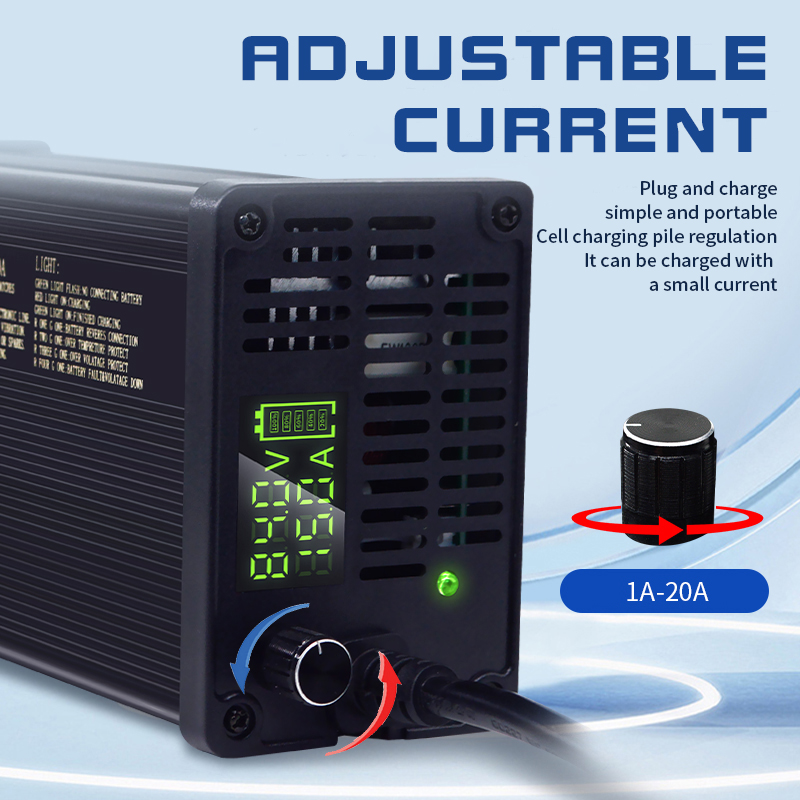 72V Adjustable Lithium Battery - огляд і ціна 72V 15A Fast Charger