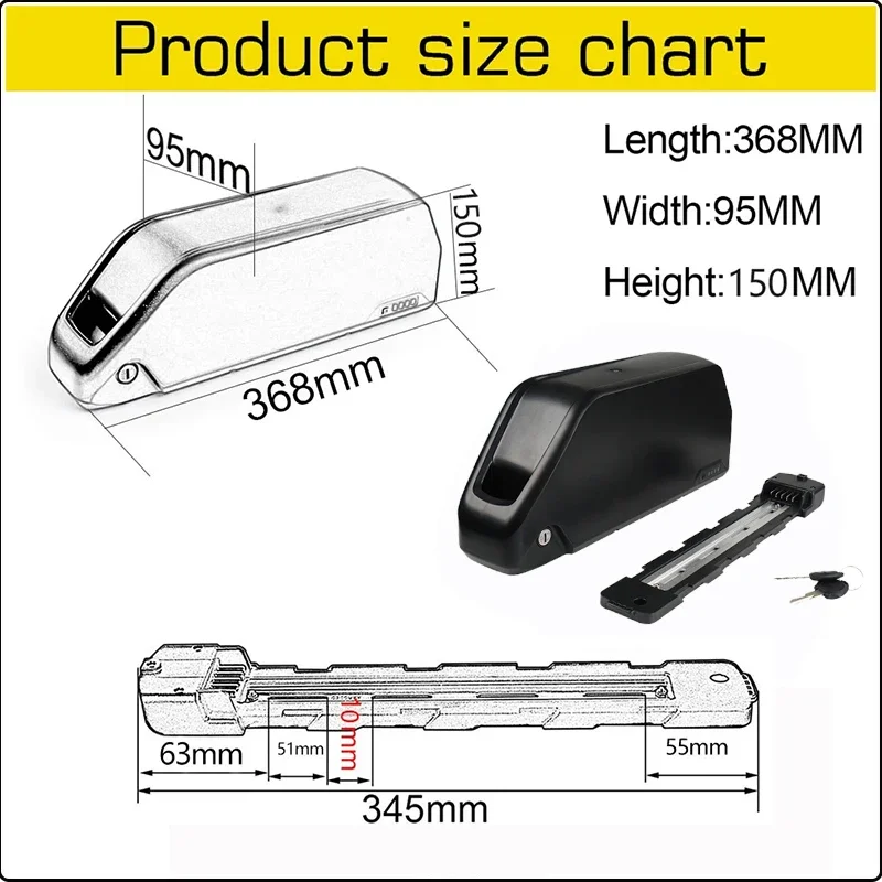E bike cham-rider 36v 48v 52v  - огляд і ціна 72V 50Ah 21700 Lithium Battery