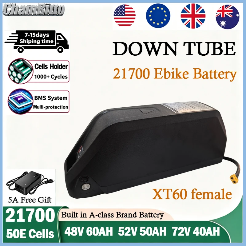 48v 52v 25ah 30ah 40ah 50ah 60 - огляд і ціна 72V 50Ah 21700 Lithium Battery