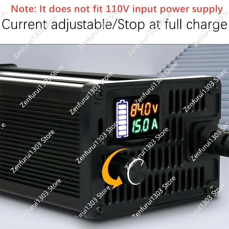 10A 15A 24V 48V 58.4V 72V 60V  - огляд і ціна 72V 15A Fast Charger
