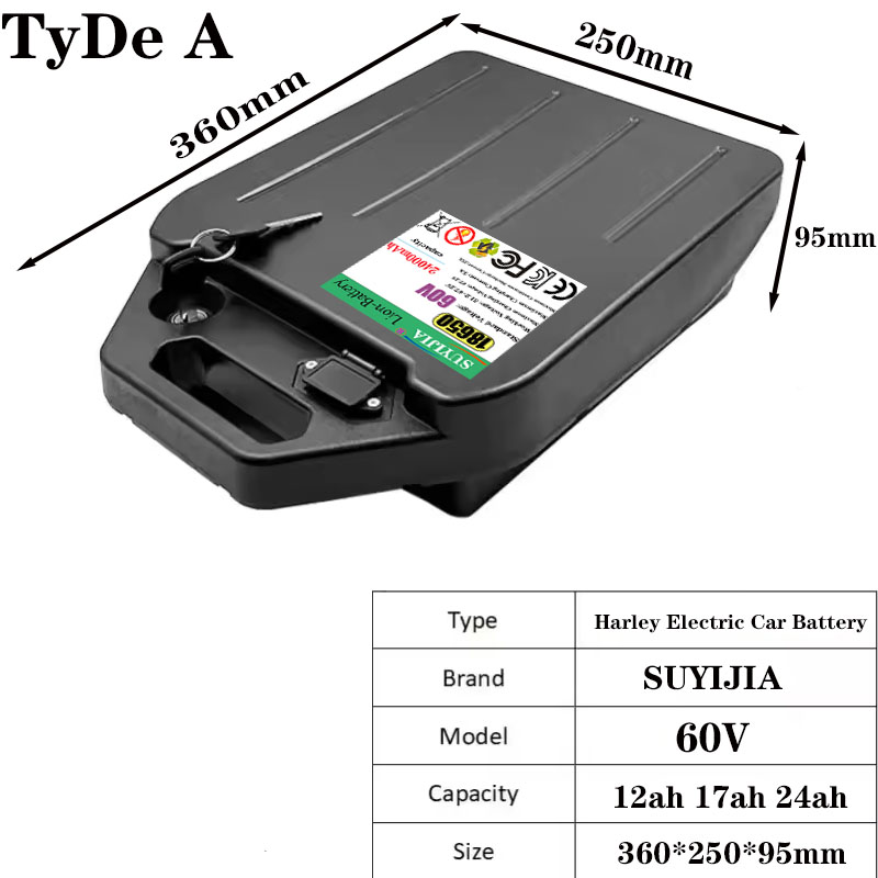 HarleyBatteryCitycocoElectricB - огляд і ціна 60V 50Ah Electric Scooter Battery