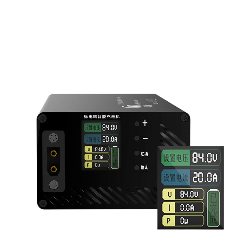 10-93V 2-30A Adjustable Charge - огляд і ціна 84V 20A Smart Charger