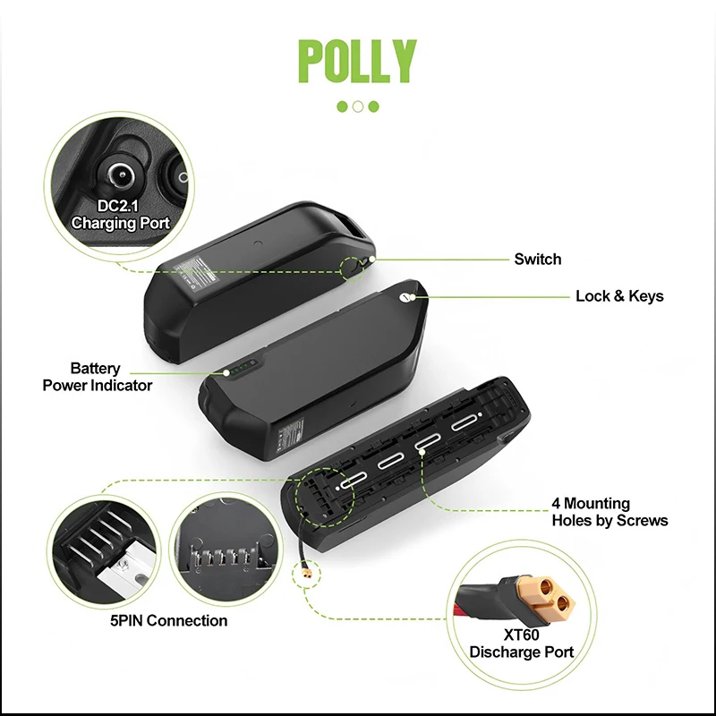 Electric bicycle bike battery  - огляд і ціна 72V 50Ah 21700 Lithium Battery