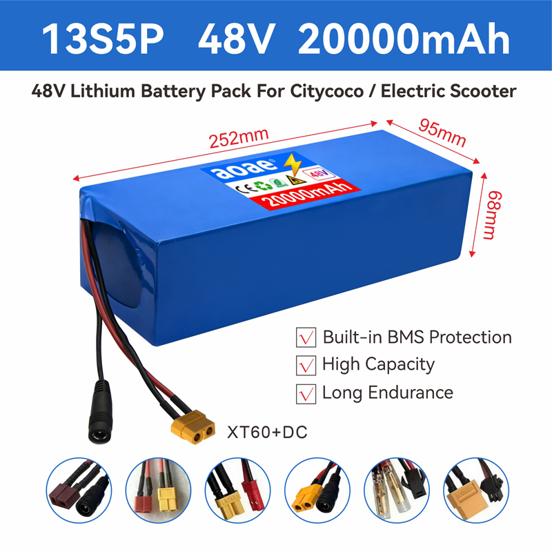 48V Electric Scooter Battery 1 - огляд і ціна 60V 50Ah Electric Scooter Battery