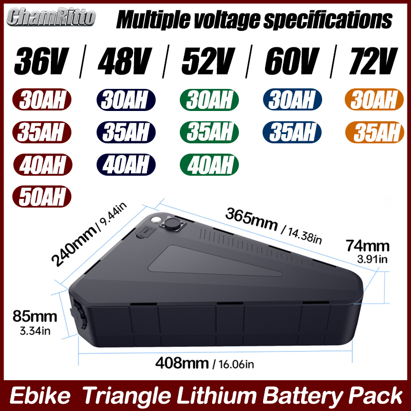 Electric Bicycle 60v72v 3000w  - огляд і ціна 72V 50Ah 21700 Lithium Battery
