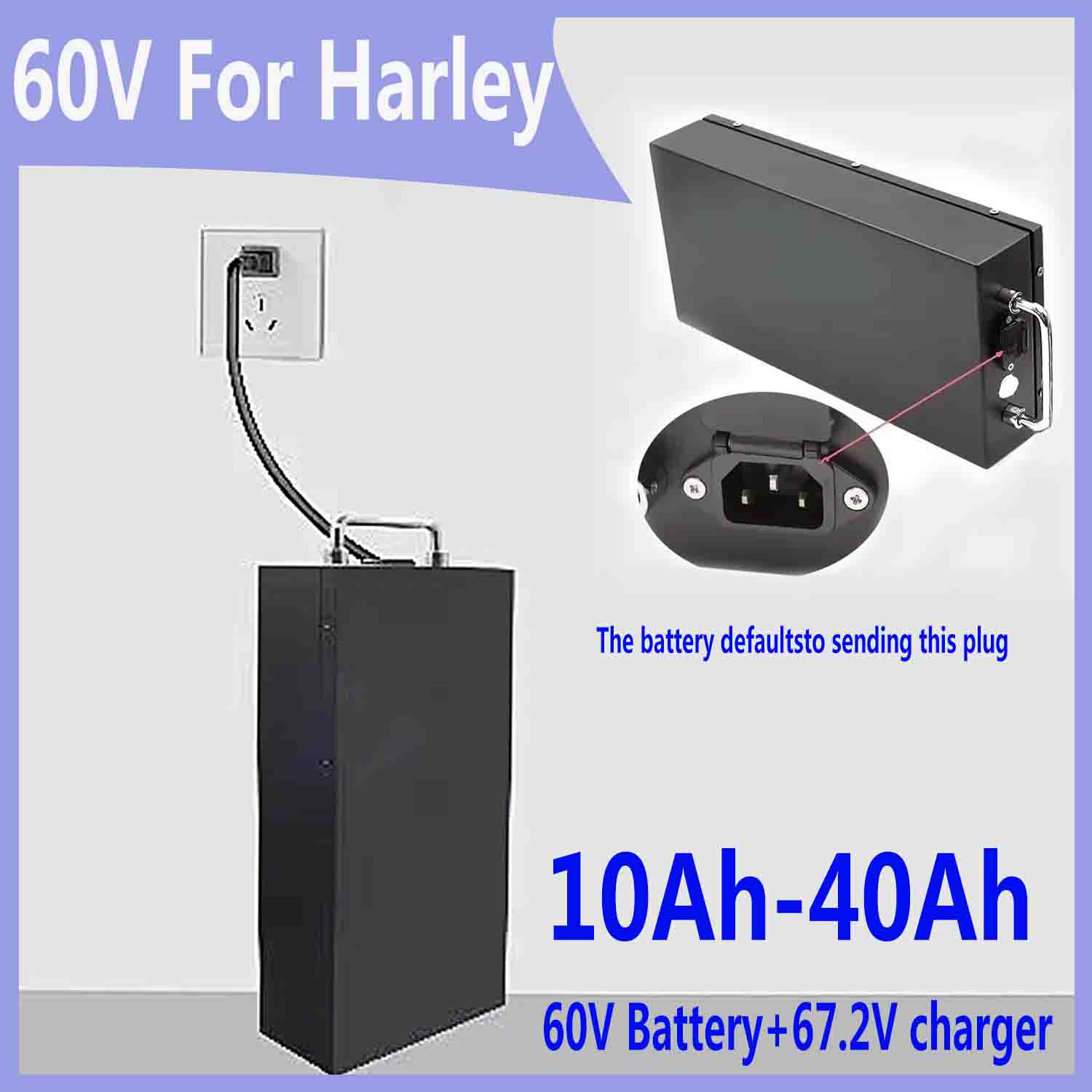 For Harley batteries 60V 20AH  - огляд і ціна 60V 50Ah Electric Scooter Battery
