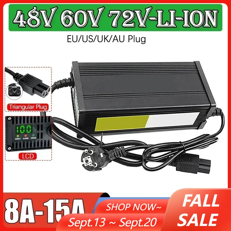 48V 60V 72V Electric Vehicle L - огляд і ціна 72V 15A Fast Charger
