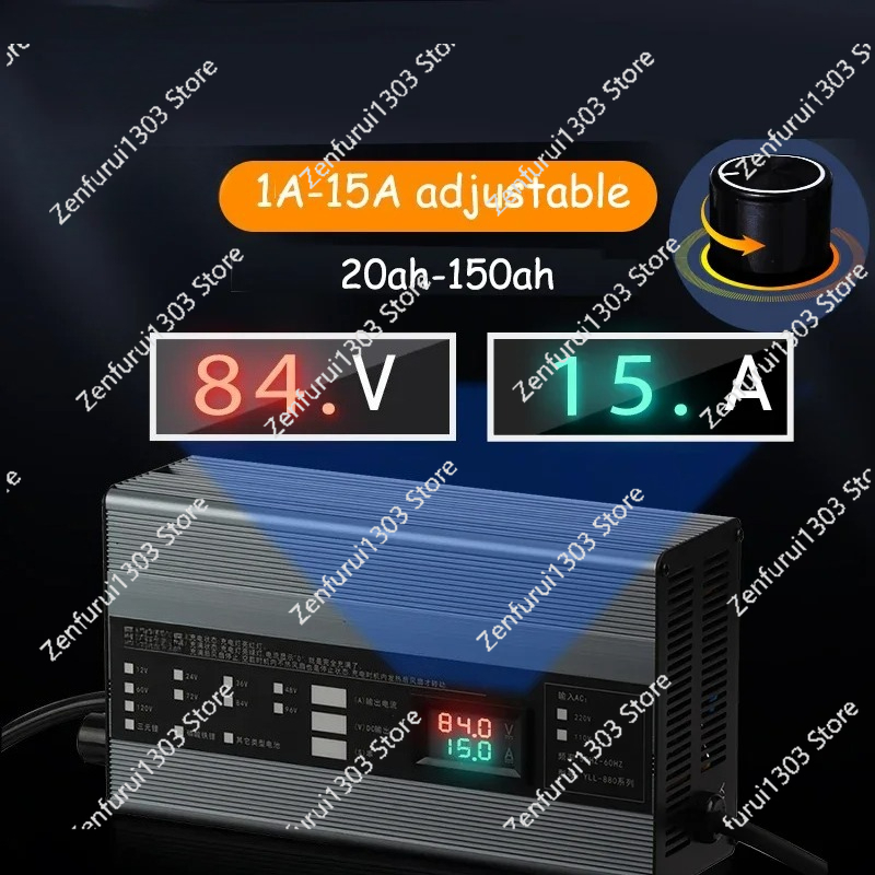 1A - 15A 36V 48V 58.4V 72V 60V - огляд і ціна 72V 15A Fast Charger