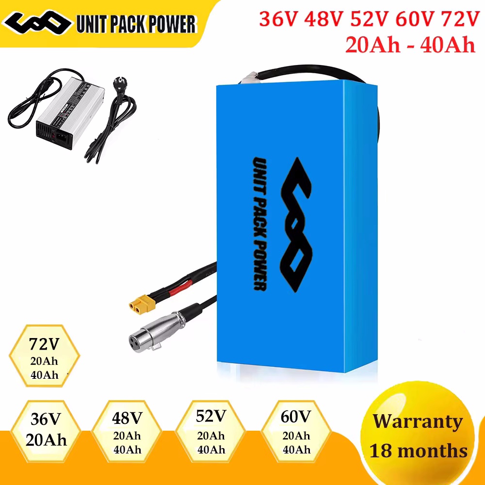 48V 40Ah 60V 72V Ebike Batteri - огляд і ціна 72V 40Ah Lifepo4 Battery Pack